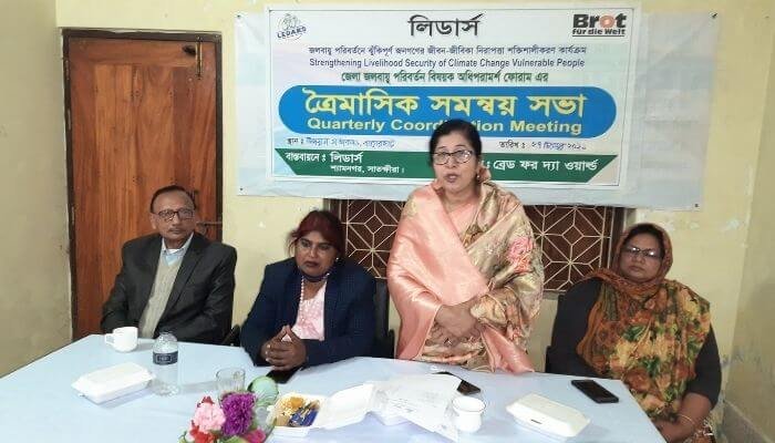 বাগেরহাট জেলা জলবায়ু অধিপরামর্শ ফোরামের ত্রৈমাসিক সমন্বয় সভা অনুষ্ঠিত 1